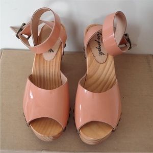 Free People Pasadena Clog Sandals NWOT